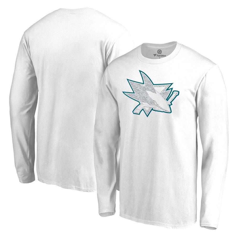 Лонгслив San Jose Sharks Fanatics Branded White Out (белый)