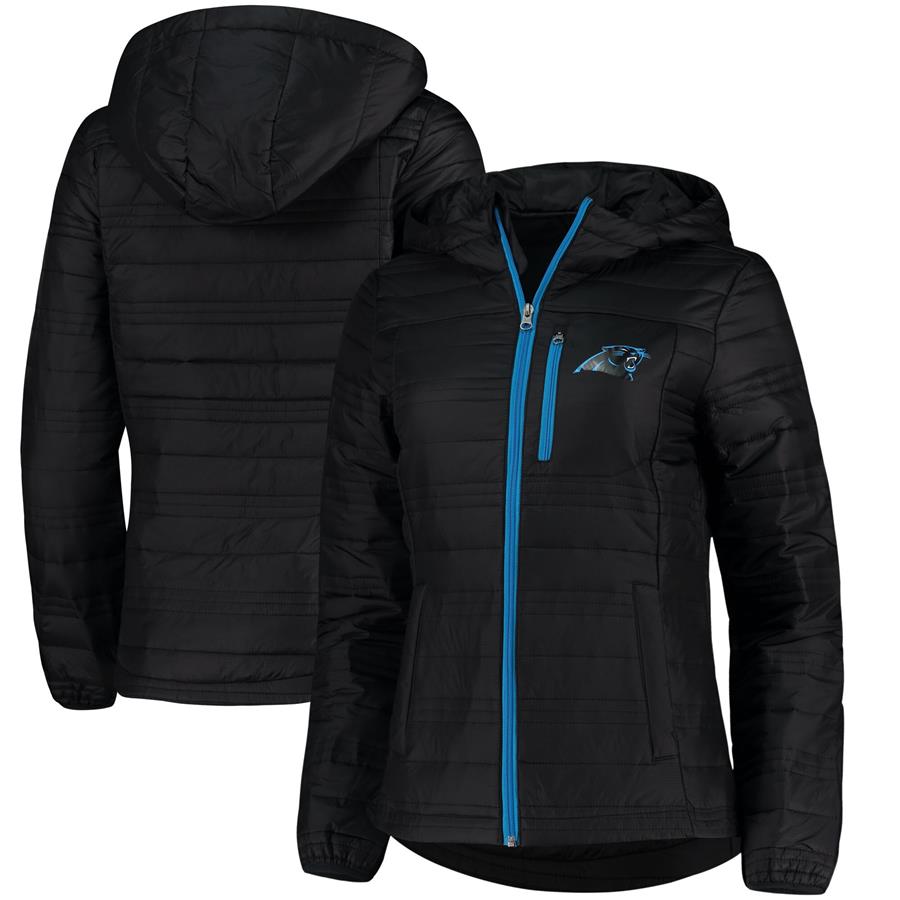Carolina Panthers G-III 4Her by Carl Banks Women's Formation Packable Full-Zip Jacket - Black