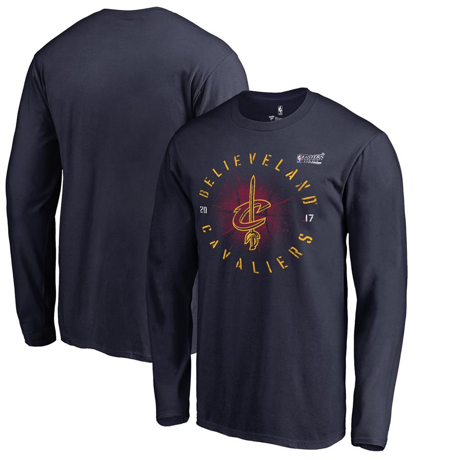 Cleveland Cavaliers Fanatics Branded 2017 Eastern Conference Finals Bound Buzzer Long Sleeve T-Shirt - Navy