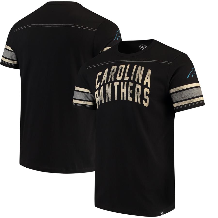 Carolina Panthers '47 Title T-Shirt - Black