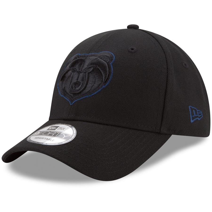 Memphis Grizzlies New Era 9FORTY Adjustable Hat - Black