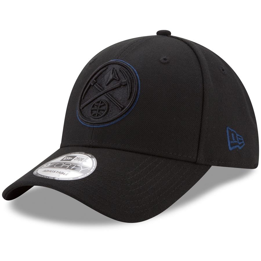 Denver Nuggets New Era 9FORTY Adjustable Hat - Black