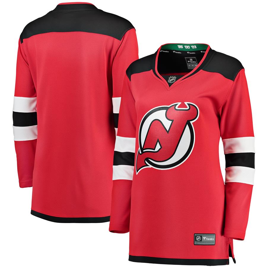 Женское джерси New Jersey Devils Fanatics Branded Breakaway Home (красный)