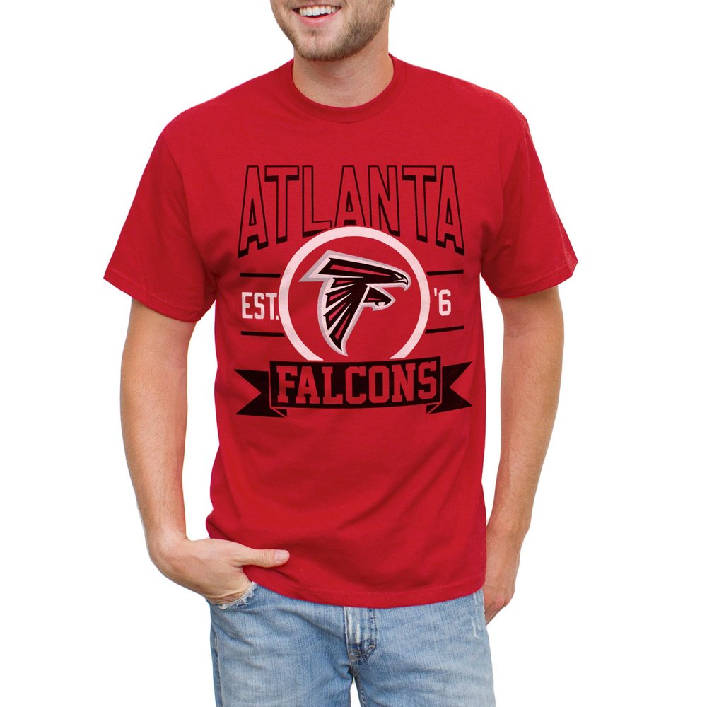 Atlanta Falcons Banner T-Shirt - Red