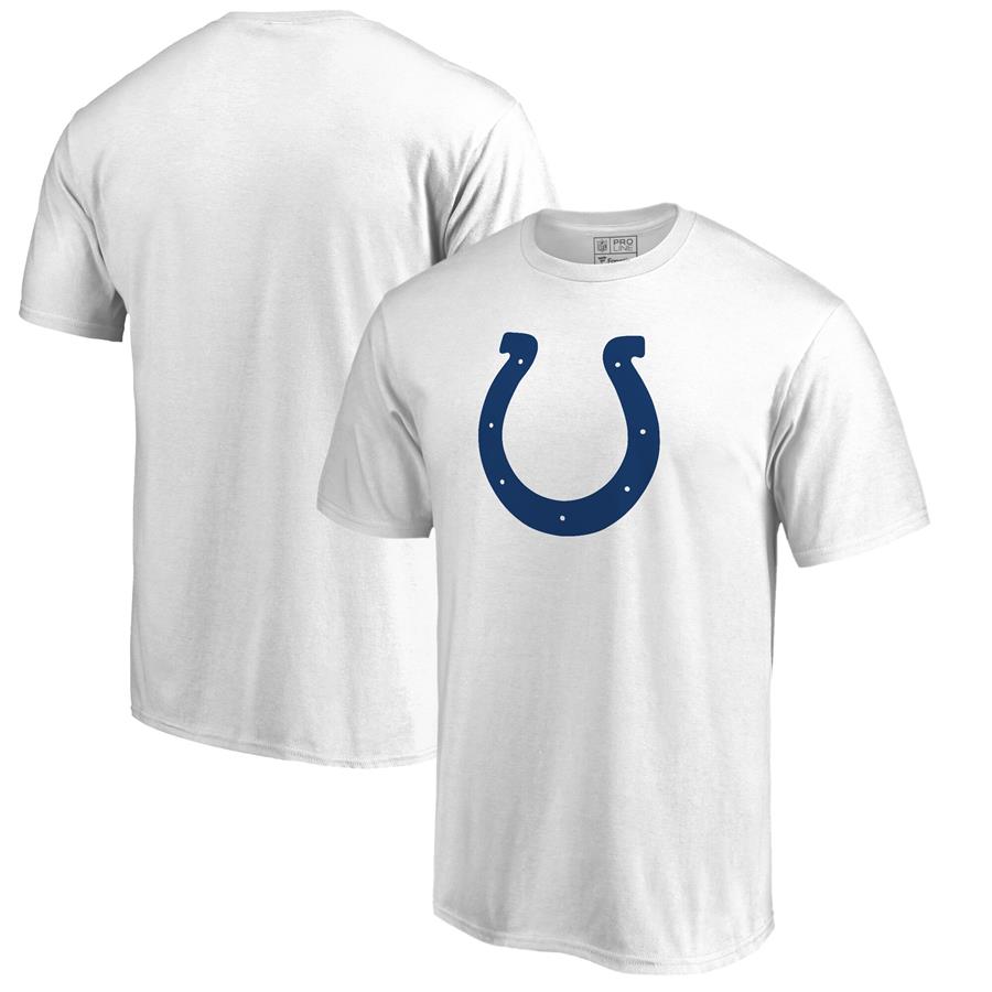 Indianapolis Colts NFL Pro Line by Fanatics Branded Primary Logo T-Shirt - White