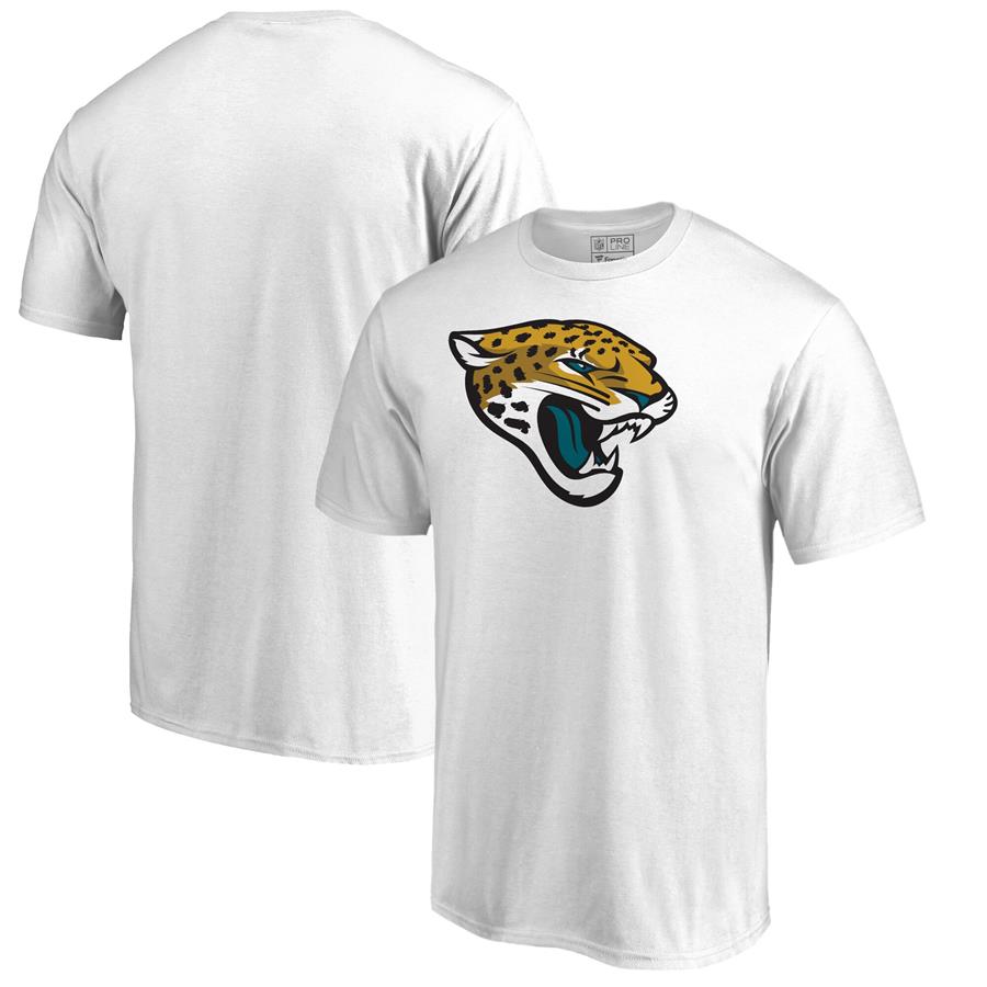 Jacksonville Jaguars NFL Pro Line by Fanatics Branded Primary Logo T-Shirt - White