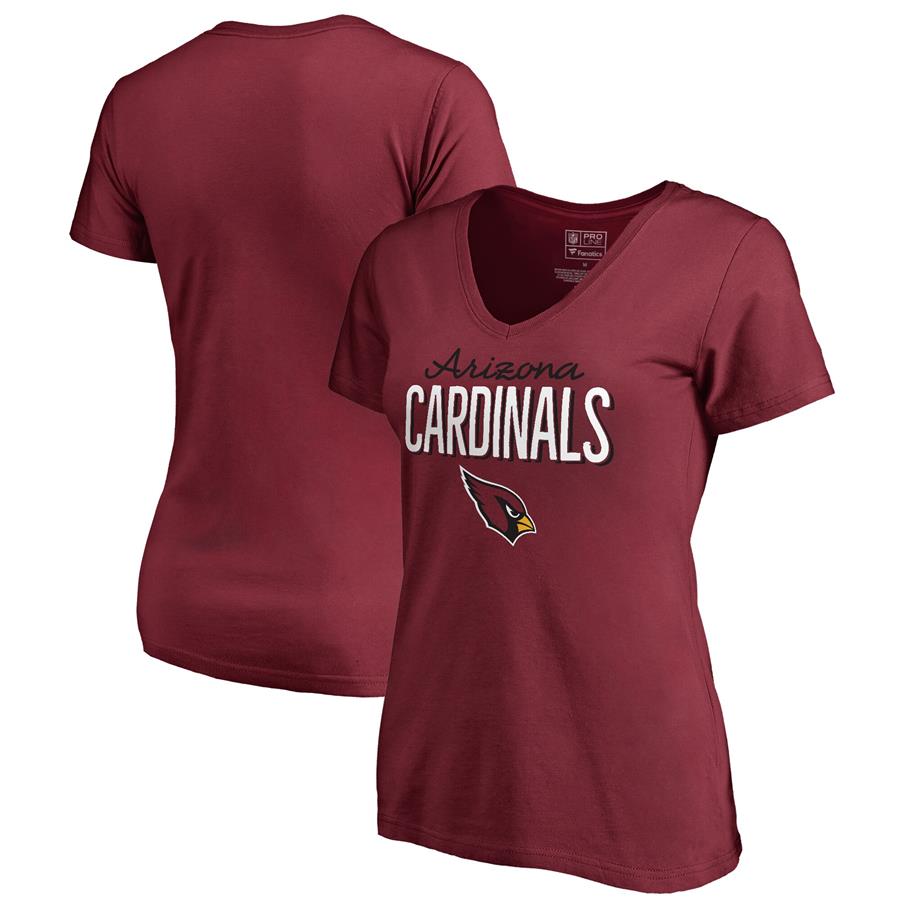 Arizona Cardinals NFL Pro Line by Fanatics Branded Women's Nostalgia T-Shirt - Cardinal