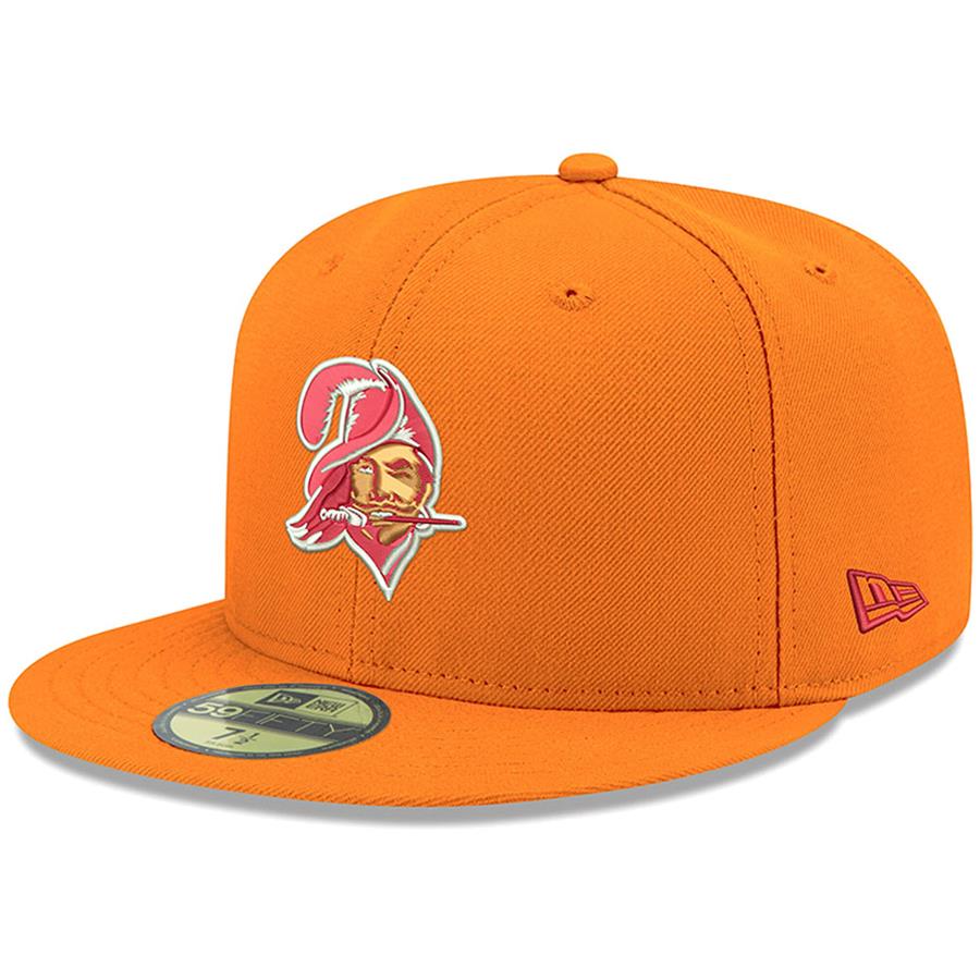 Tampa Bay Buccaneers New Era Omaha Throwback 59FIFTY Fitted Hat - Orange