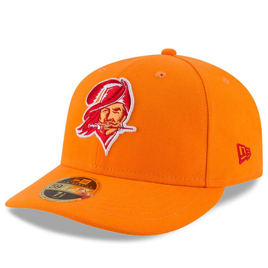 Tampa Bay Buccaneers New Era Omaha Throwback Low Profile 59FIFTY Fitted Hat - Orange