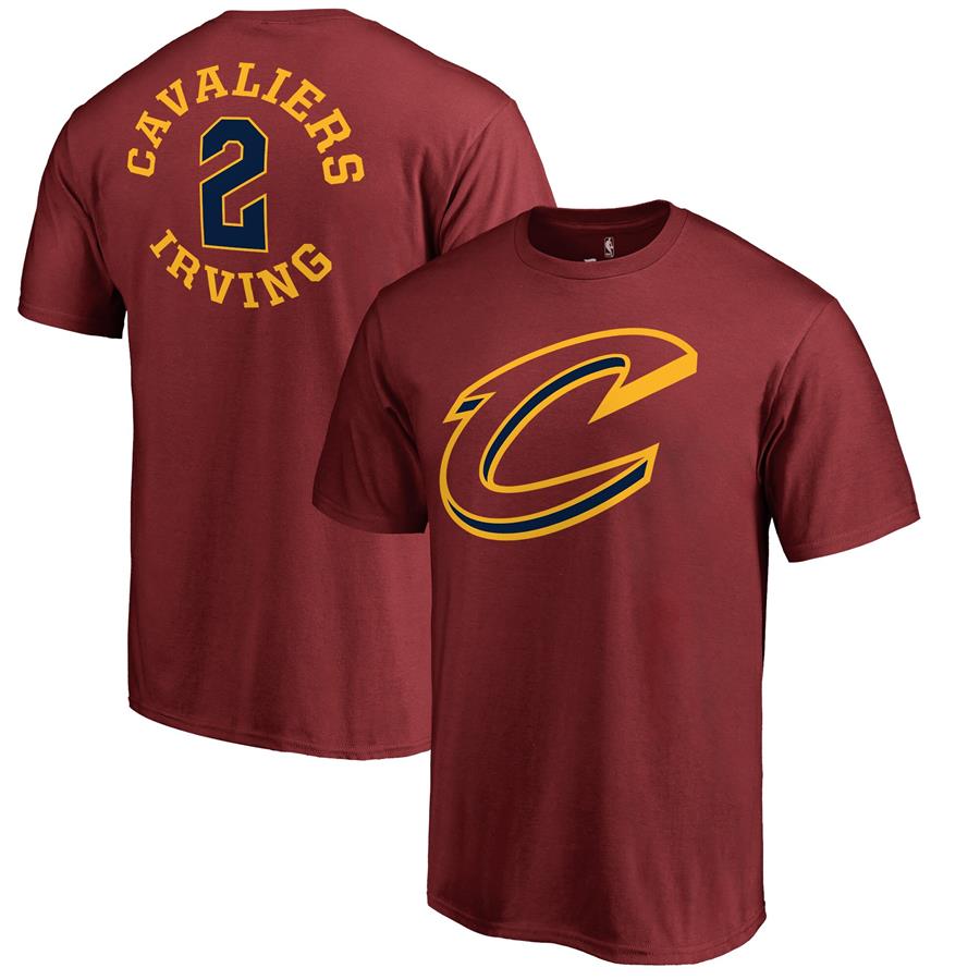 Kyrie Irving Cleveland Cavaliers Fanatics Branded Round About Name & Number T-Shirt - Wine