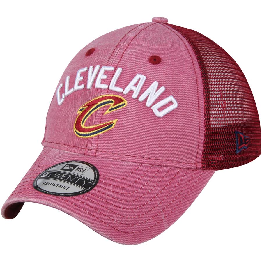 Cleveland Cavaliers New Era Rugged Canvas 9TWENTY Snap 2 Adjustable Hat - Wine