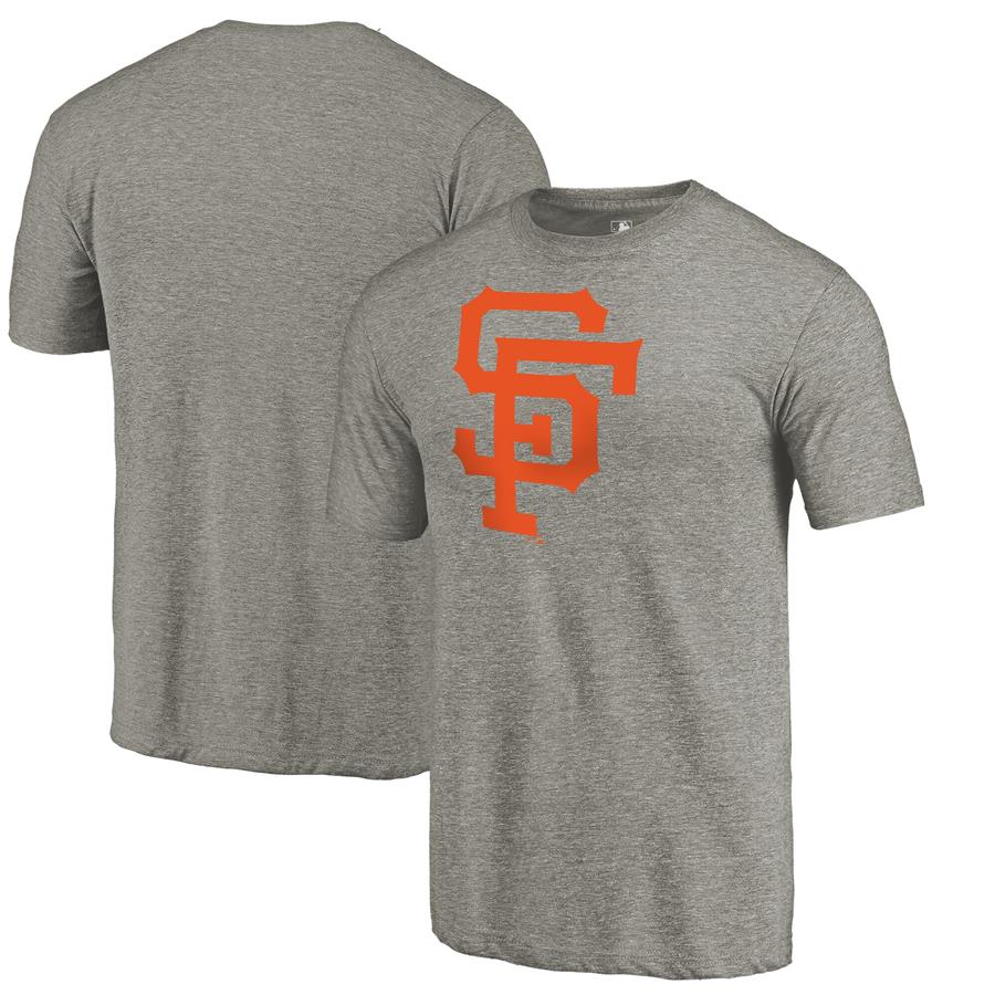 San Francisco Giants Fanatics Branded Cooperstown Collection Forbes Tri-Blend T-Shirt - Ash