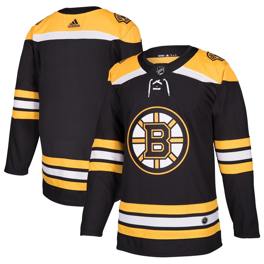Boston Bruins adidas Home Authentic Blank Jersey - Black