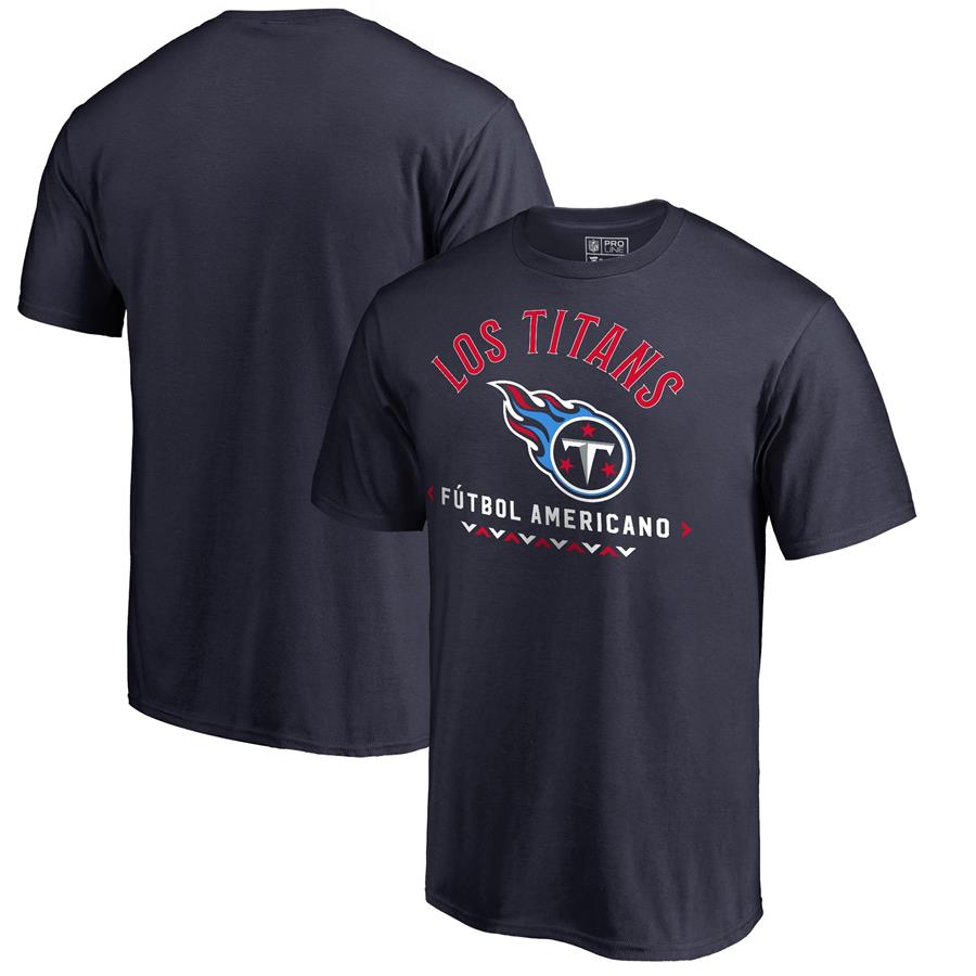 Tennessee Titans NFL Pro Line by Fanatics Branded Futbol Americano T-Shirt - Navy