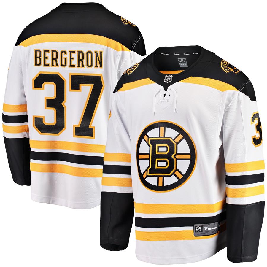 Patrice Bergeron Boston Bruins Fanatics Branded Breakaway Player Jersey - White
