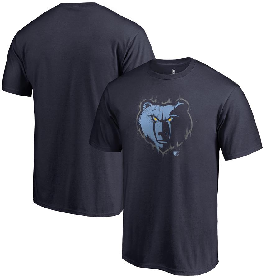 Футболка Memphis Grizzlies Fanatics Branded Splatter Logo (тёмно-синий)
