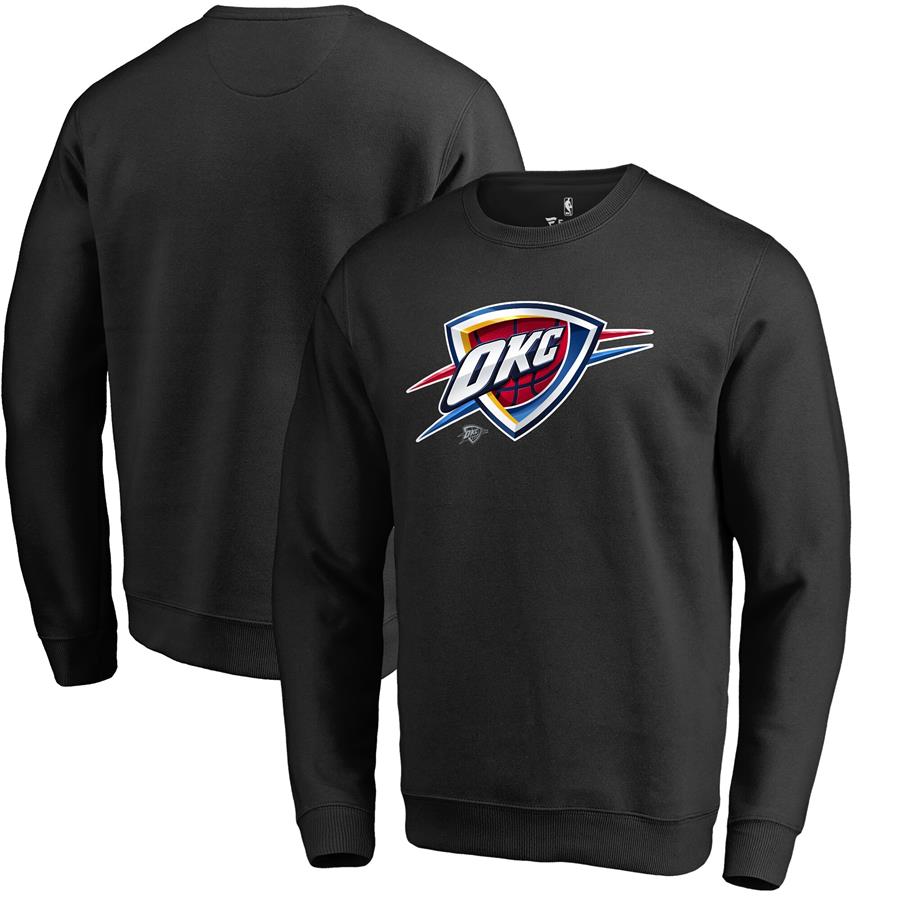 Oklahoma City Thunder Fanatics Branded Midnight Mascot Pullover Sweatshirt - Black