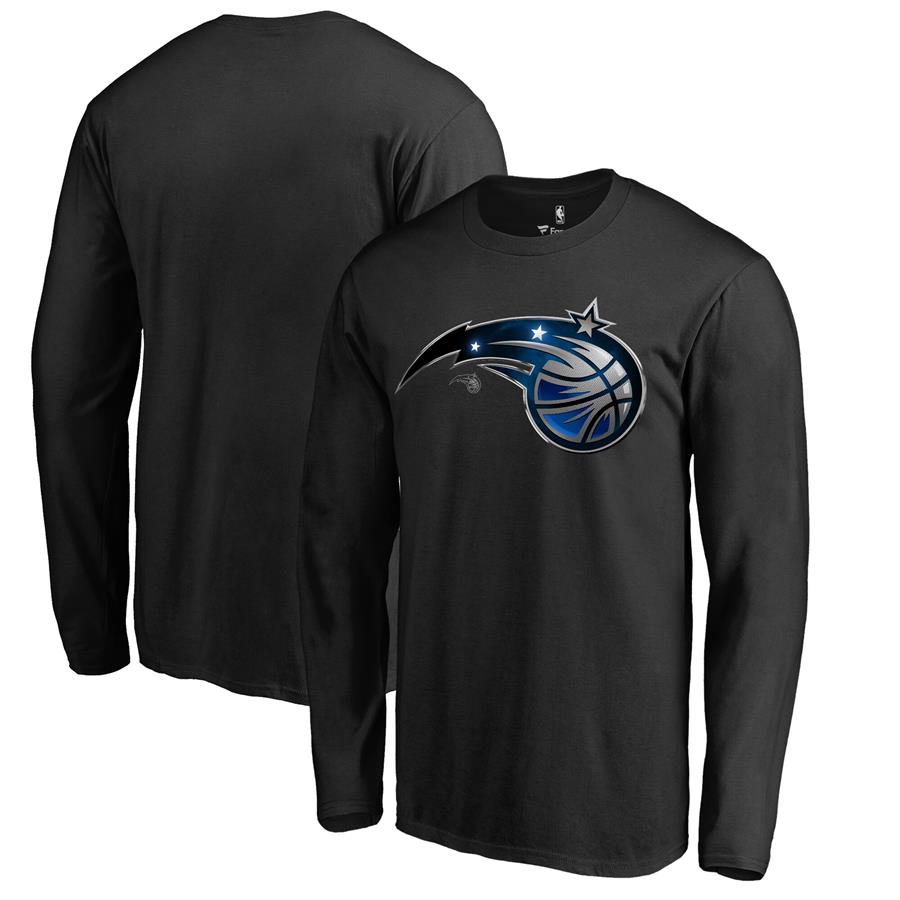 Orlando Magic Fanatics Branded Midnight Mascot Long Sleeve T-Shirt - Black