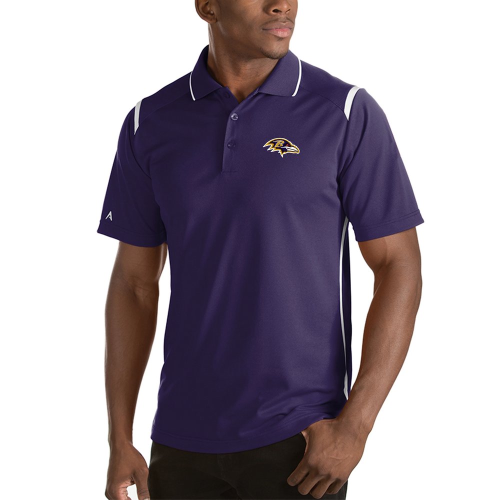 Baltimore Ravens Antigua Merit Polo - Purple