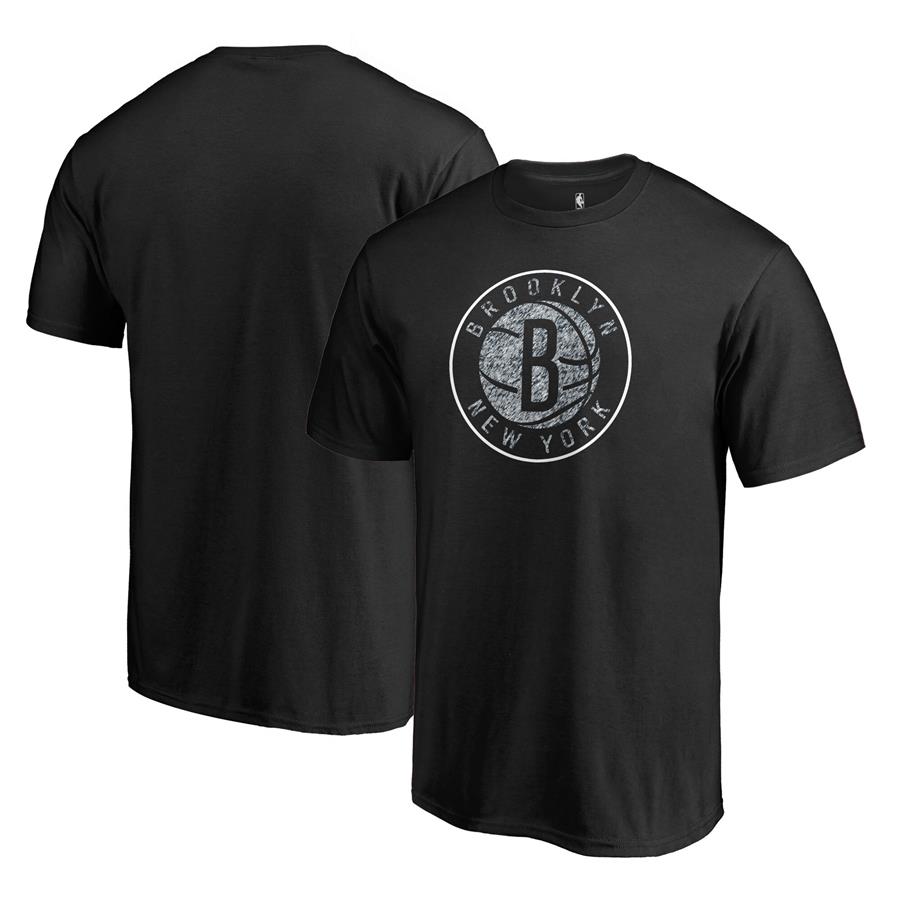 Brooklyn Nets Fanatics Branded Static Logo T-Shirt - Black