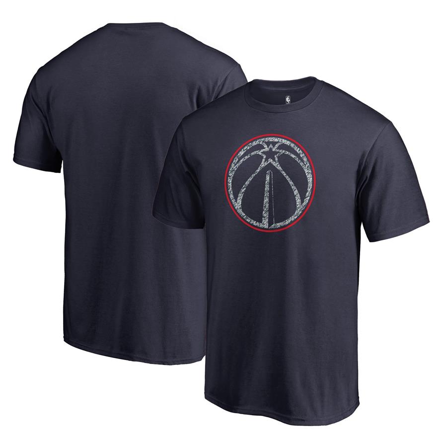 Washington Wizards Fanatics Branded Static Logo T-Shirt - Navy