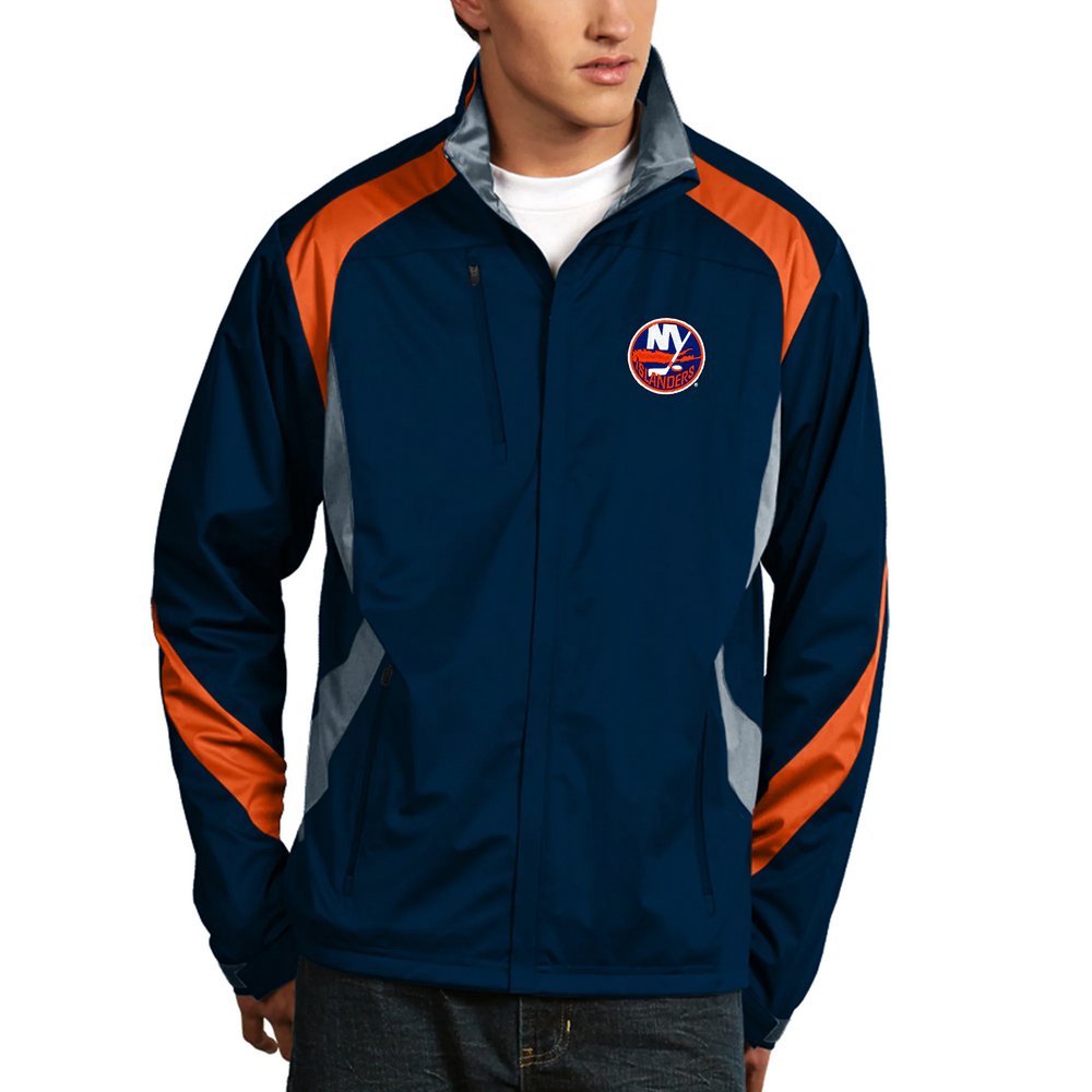 New York Islanders Antigua Tempest Performance Full-Zip Jacket - Navy