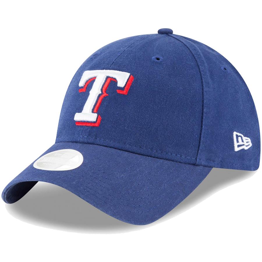 Texas Rangers New Era Women's Core Classic Twill Team Color 9TWENTY Adjustable Hat - Royal