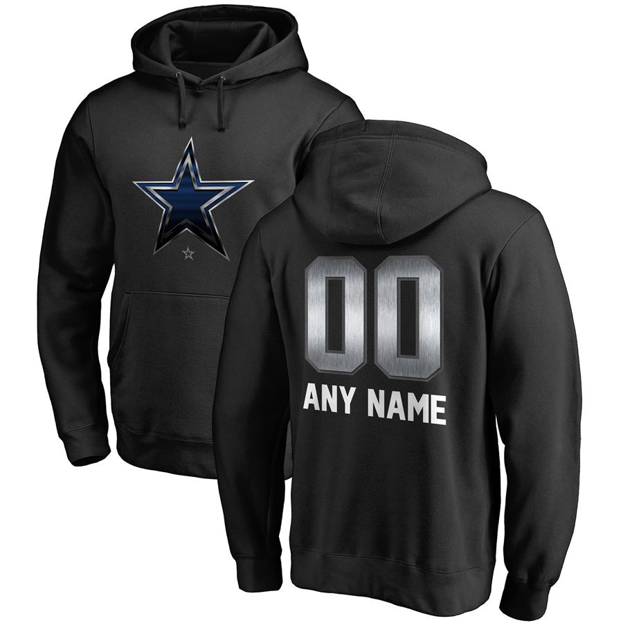 Худи Dallas Cowboys NFL Pro Line by Fanatics Branded Personalized Midnight Mascot (чёрный)