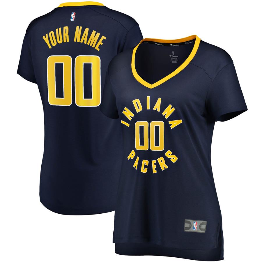 Женское джерси Indiana Pacers Fanatics Branded Fast Break Custom Navy (Icon Edition)