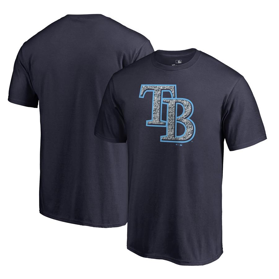 Tampa Bay Rays Fanatics Branded Static Logo T-Shirt - Navy