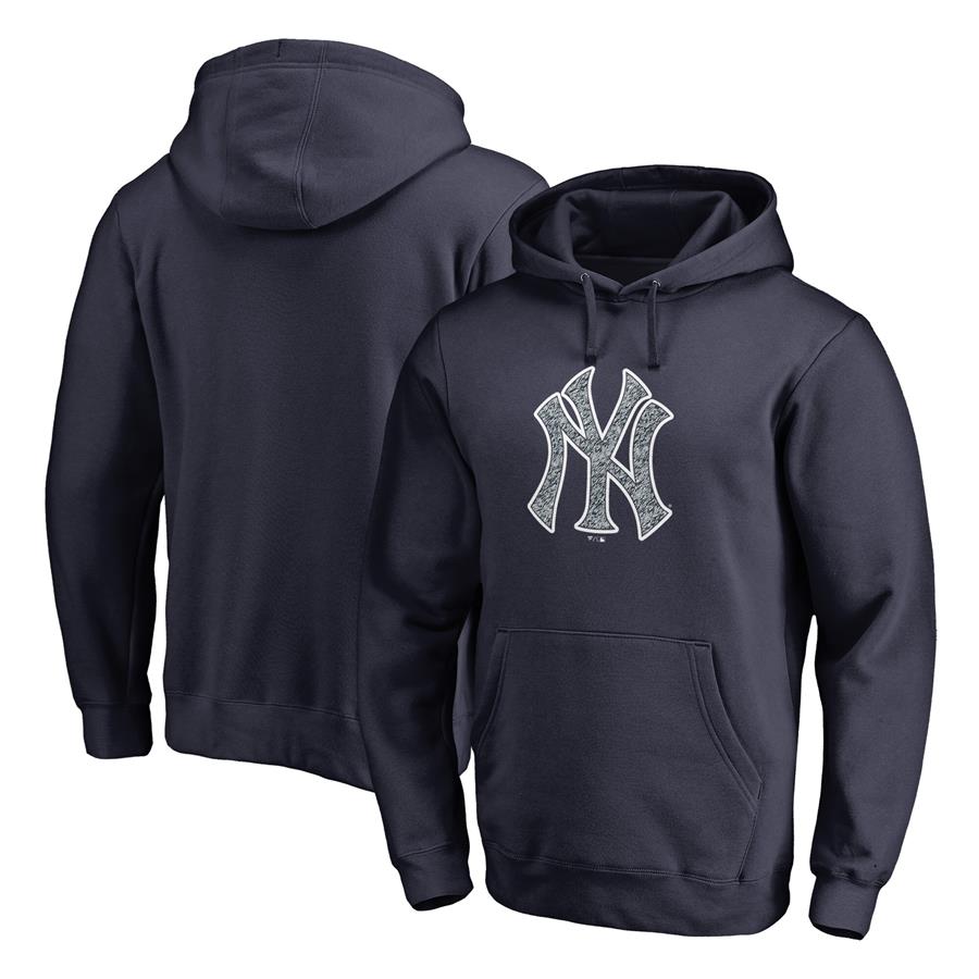 Худи New York Yankees Fanatics Branded Static Logo (тёмно-синий)