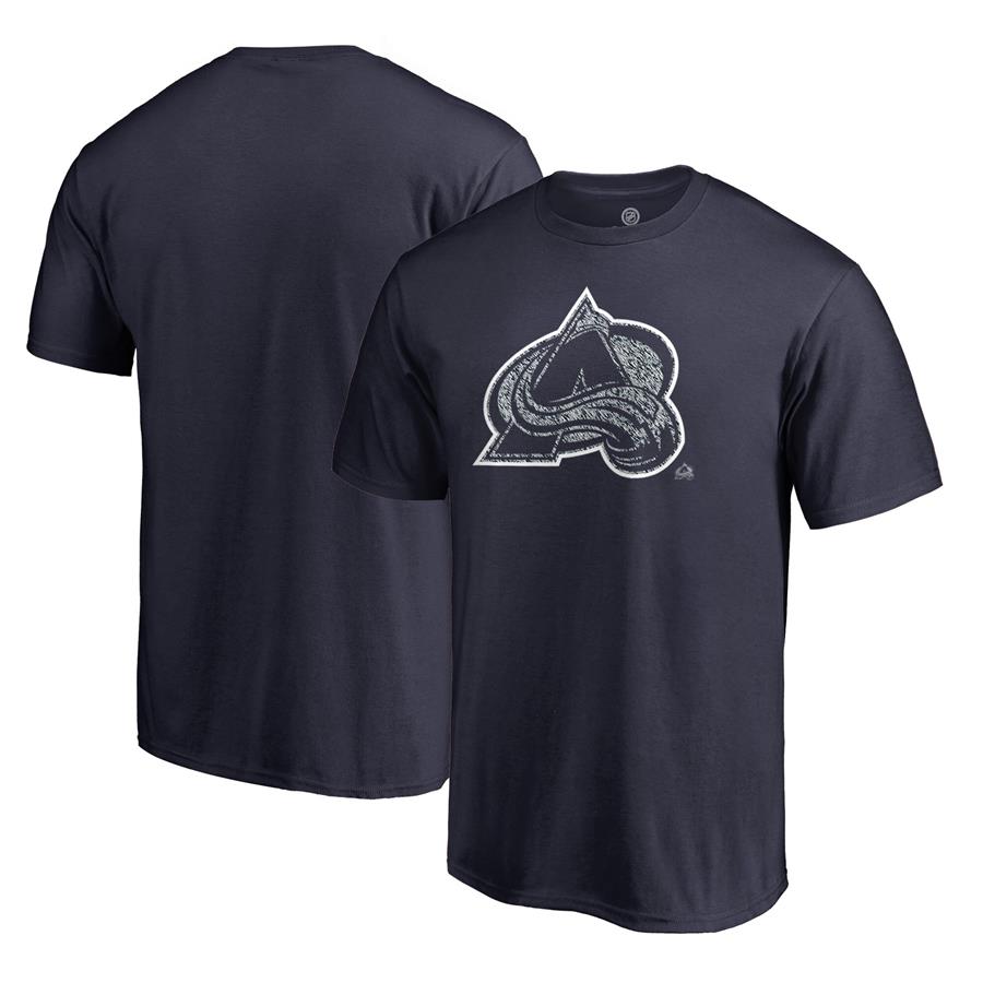 Colorado Avalanche Fanatics Branded Static Logo T-Shirt - Navy