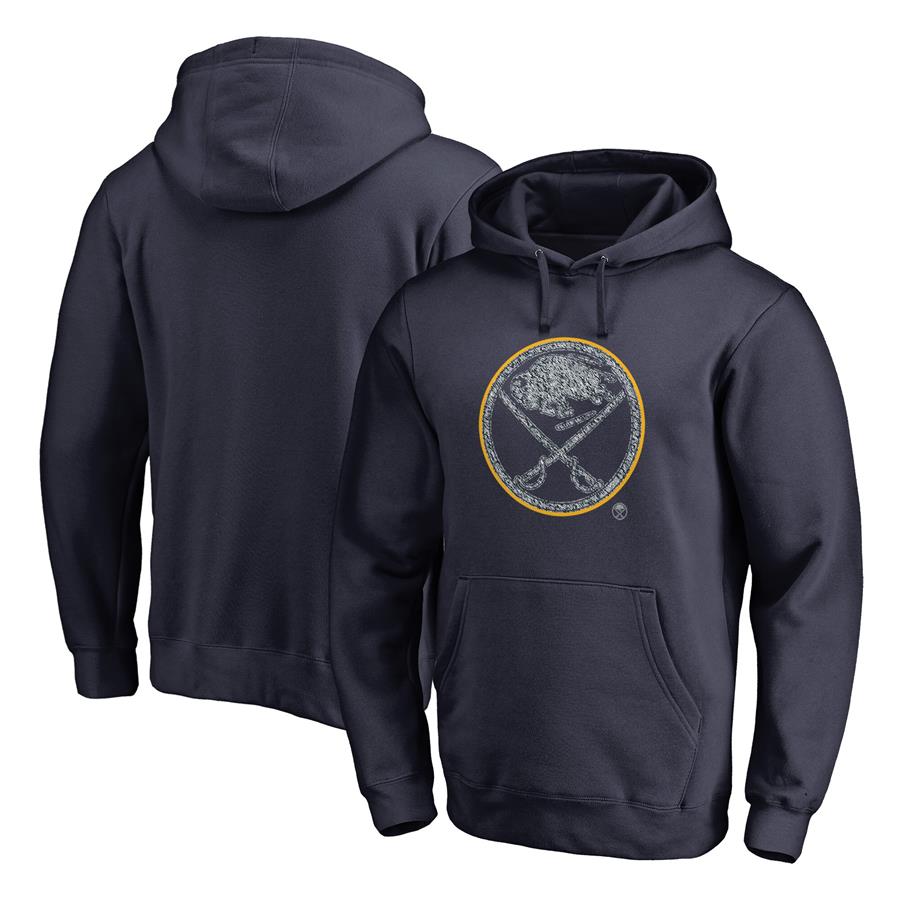 Buffalo Sabres Fanatics Branded Static Logo Pullover Hoodie - Navy