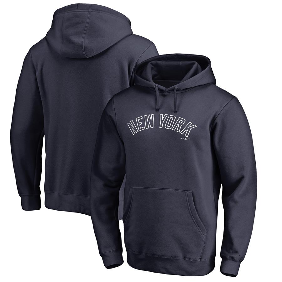 Худи New York Yankees Fanatics Branded Team Wordmark (тёмно-синий)
