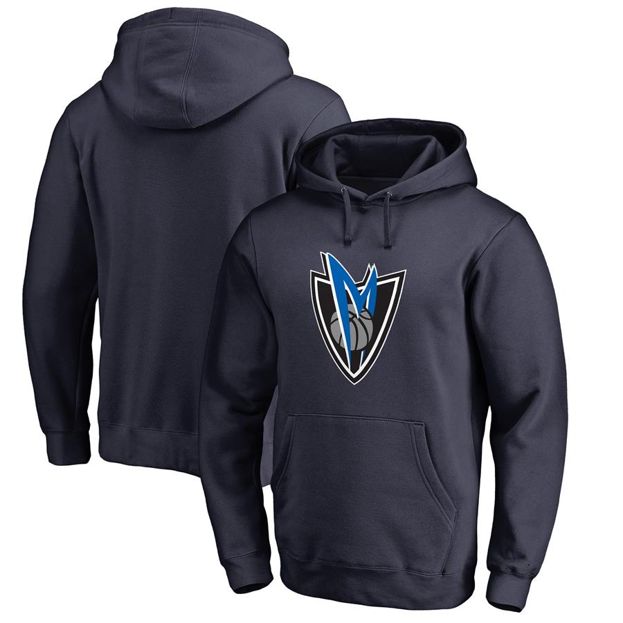 Dallas Mavericks Fanatics Branded Alternate Logo Pullover Hoodie - Navy