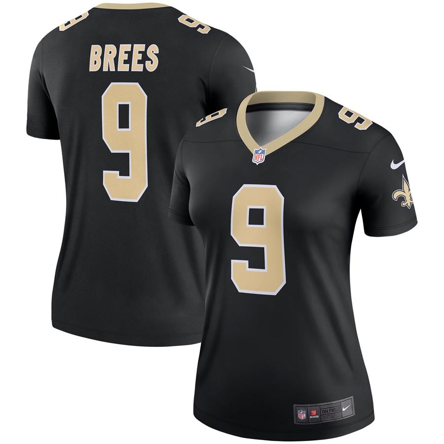 Drew Brees New Orleans Saints Nike Women's Legend Jersey - Black