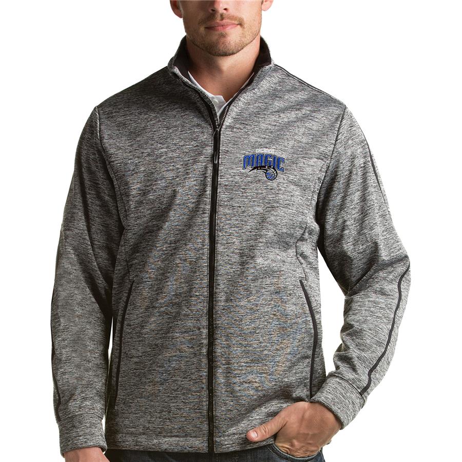 Orlando Magic Antigua Golf Full-Zip Jacket - Heather Gray