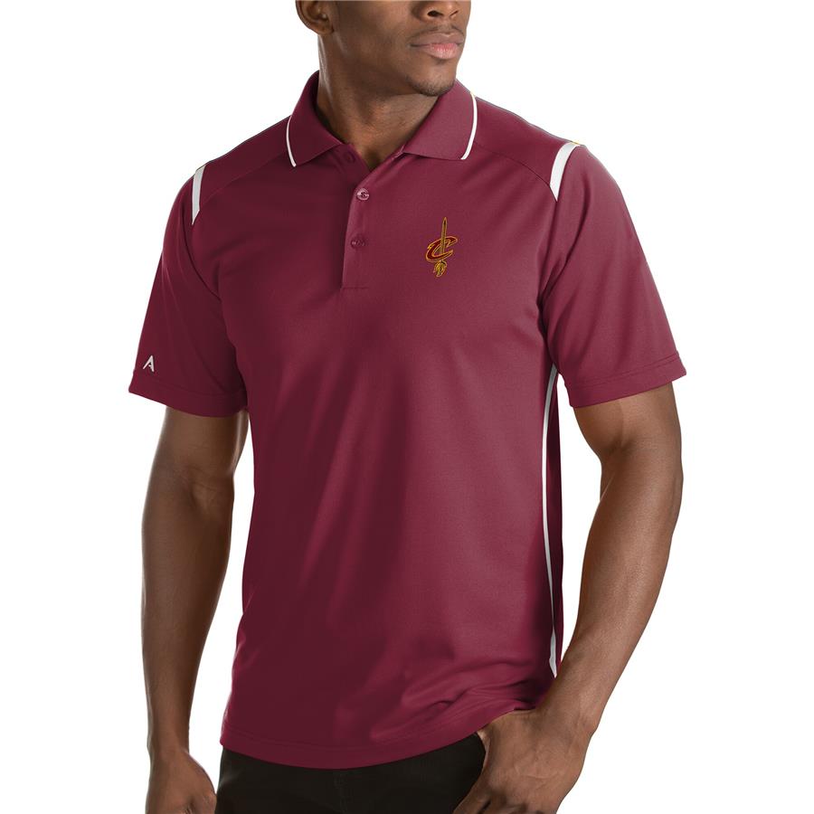 Cleveland Cavaliers Antigua Merit Polo - Maroon