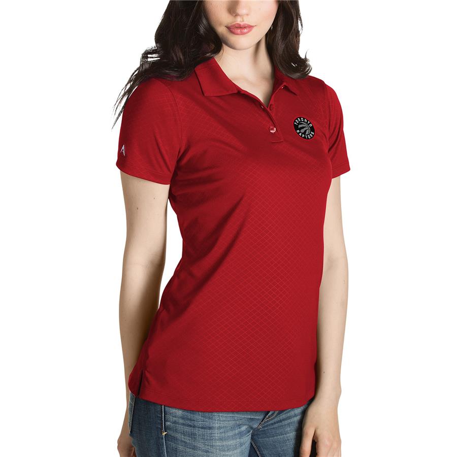 Toronto Raptors Antigua Women's Inspire Polo - Red