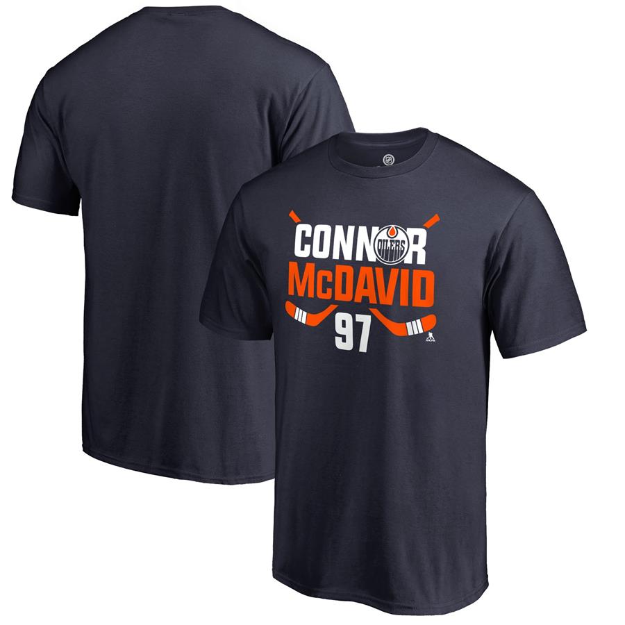 Connor McDavid Edmonton Oilers Fanatics Branded Hometown Collection CM97 T-Shirt - Navy