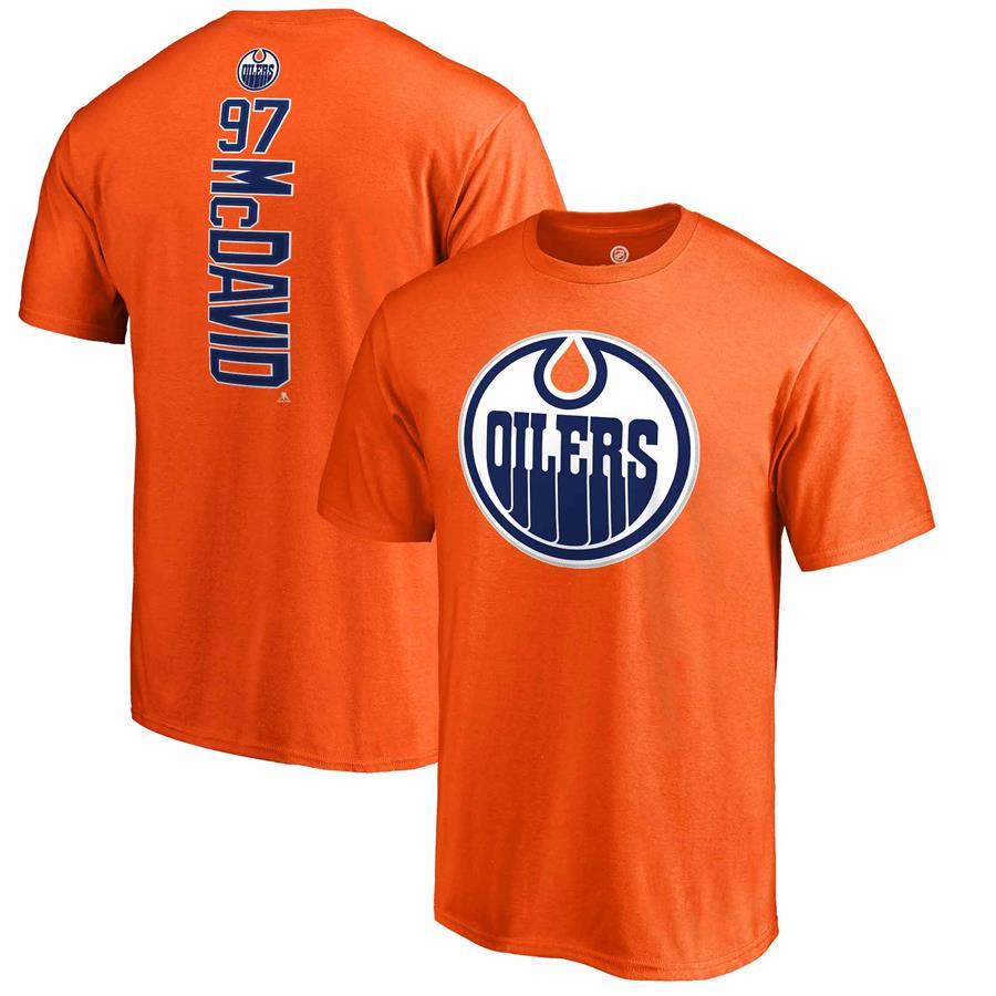 Connor McDavid Edmonton Oilers Fanatics Branded Whelen All American T-Shirt - Orange