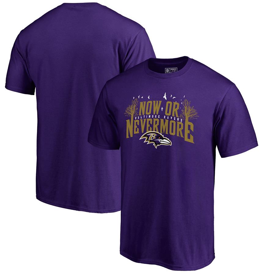 Baltimore Ravens NFL Pro Line by Fanatics Branded Hometown Collection T-Shirt - Purple