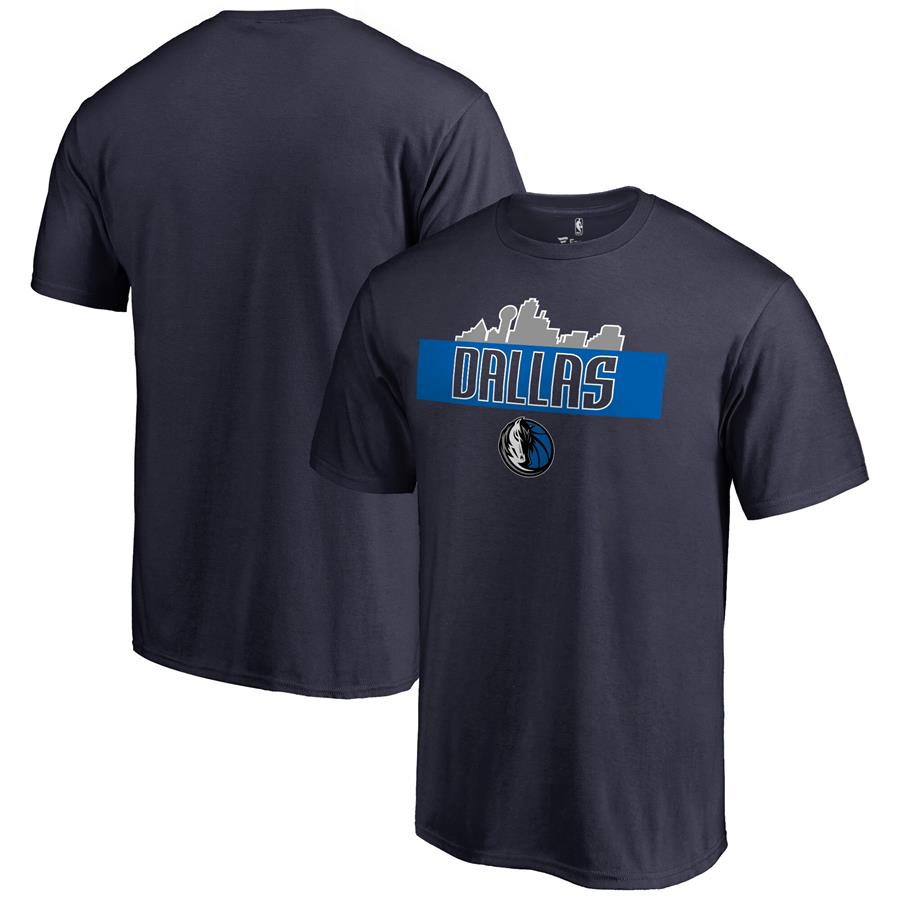 Dallas Mavericks Fanatics Branded Skyline Hometown Collection T-Shirt - Navy