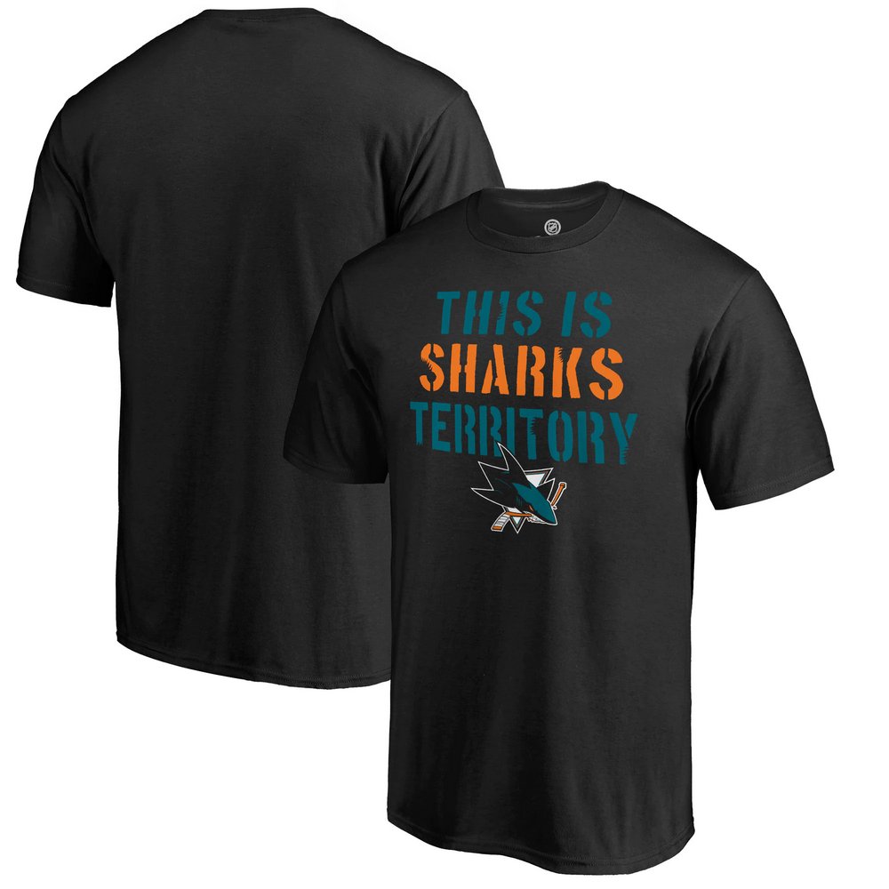 Футболка San Jose Sharks Fanatics Branded Hometown Collection Local (чёрный)