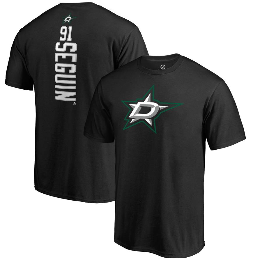 Tyler Seguin Dallas Stars Fanatics Branded Backer Name & Number T-Shirt - Black