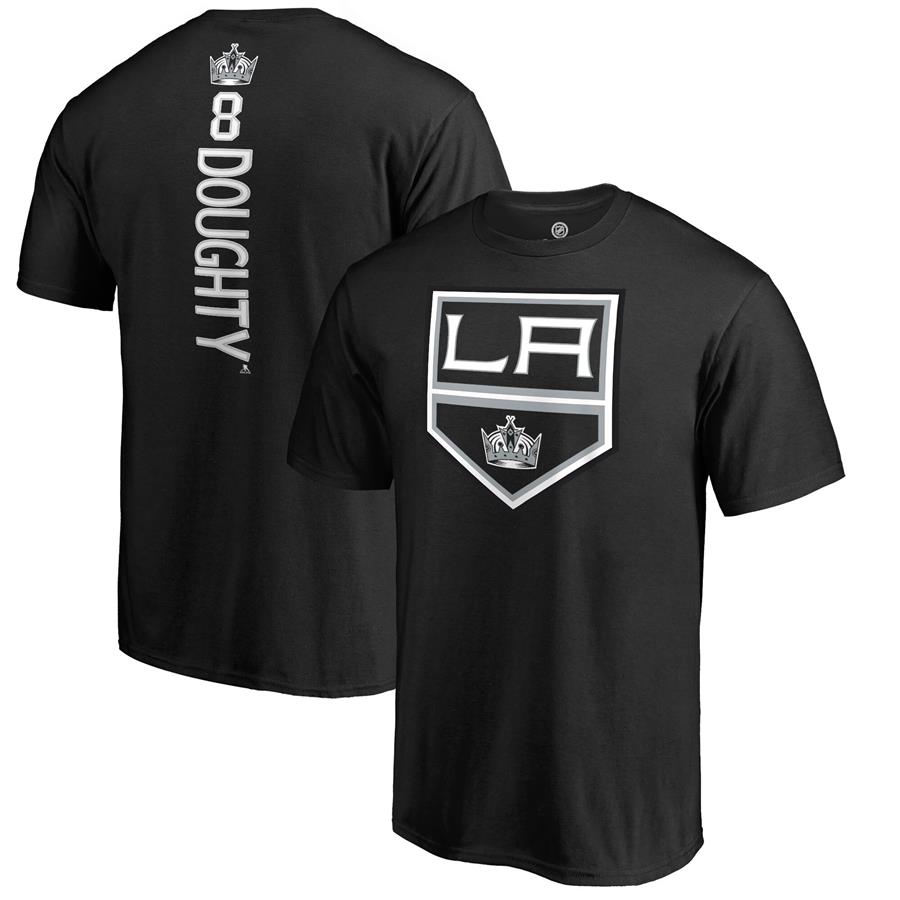 Drew Doughty Los Angeles Kings Fanatics Branded Backer Name & Number T-Shirt - Black