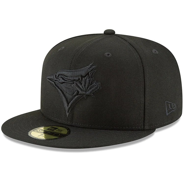 Toronto Blue Jays New Era Primary Logo Basic 59FIFTY Fitted Hat - Black