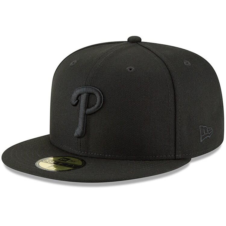 Philadelphia Phillies New Era Primary Logo Basic 59FIFTY Fitted Hat - Black