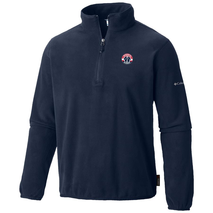 Washington Wizards Columbia Ridge Repeat Half-Zip Fleece Jacket - Navy