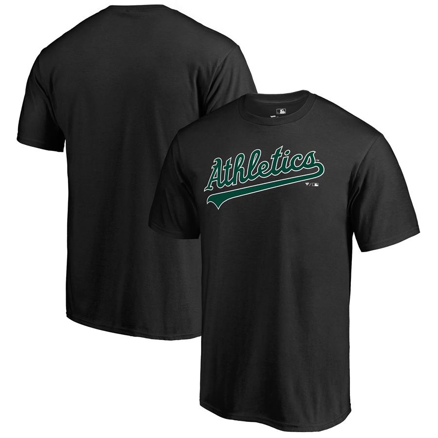 Oakland Athletics Fanatics Branded Hometown Collection Turn Back The Clock T-Shirt - Black